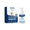 Spray de Limpeza Oral Kriath para Cães, Limpeza Bucal e Hálito Fresco para Cães Produtos de Cuidados para Pets