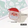 Pinza de Garra de Muñeco de Nieve Navideño Pinza de Tiburón Versátil Pasador de Pelo Hombre de Jengibre Cruzada Navideña Accesorio para el Cabello de Importación Pinza de Garra Grande de Galleta Celebridad de Internet