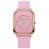 Ventas Directas de Fábrica Relojes para Estudiantes Relojes de Mujer Venta al por Mayor Casual Cuadrado Temperamento Cuarzo Correa de Silicona Relojes de Mujer Transfronterizos