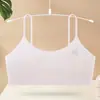 Popular Moderna Periodo de Desarrollo Adolescente para Niñas Taza Fija Anti-Golpes No Muestra el Pecho Chaleco Cómodo Amigable con la Piel para Mujeres