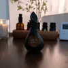 Botella de Perfume, Recipiente para Aceites Esenciales, Cuenco para Aceites Esenciales, Botella de Aceite Esencial con Forma de Hoja, Bandeja de Madera, Herramientas de Masaje para Spa, para Uso en Salones de Belleza