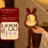 Linterna del Festival de Medio Otoño 2026 Modelo Nuevo Linterna de Madera Portátil Estilo Antiguo Linterna de Palacio Chino Kit de Materiales para Manualidades DIY para Niños