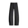 3 Colores 2026 Nuevo Retro Americano Corte Tridimensional Cintura Alta Sueltos Pierna Ancha Guadaña Pantalones Casuales para Mujer