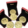 Bolo Popular Shuibei com Folha de Ouro 520 Feliz Aniversário, Paz e Alegria, Presente de Ano Novo, Venda Direta da Fábrica