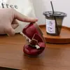 Zapatos de Princesa para Bebé Niña de Un Año Primavera 2025 Zapatos Rojos de Un Año Zapatos Individuales para Bebé Suela Suave Zapatos para Niños Pequeños Zapatos de Cuero para Niñas