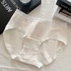 Ropa interior de algodón antibacteriana de Clase A 7A con entrepierna extendida para periodo, simple, cómoda, transpirable, para mujer