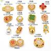Colgante de Oro Antiguo Accesorios Incrustados con Perlas y Piedras Lazo DIY Pulsera Collar Accesorios de Oro Arena Cuentas Sueltas