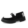 Zapatos de vestir tipo mocasín de cuero para hombre, estilo británico, otoño, nueva moda, talla grande, bloques de color, transfronterizos