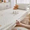 Sábana bajera de algodón para estudiante, funda de cama de una pieza, protector de colchón estampado para dormitorio, funda completa cama modelo nuevo 2026