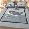 Versión grande tapete de látex al por mayor verano kit de tapete para el hogar baldosa de tres piezas tapete para dormitorio de estudiantes