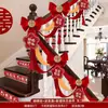 Decoración de Pasamanos de Escalera de Boda, Paquete de Decoración para Habitación de Boda, Globos Guirnalda, Barandilla, Pasamanos de Escaleras Mecánicas, Colección Completa de Artículos para Boda