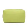 Bolsa de Cosméticos de Veludo Cor Lisa Nova Fresca Tendência Personalizada de Fábrica Bolsa de Higiene Pessoal para Viagem Pode Adicionar Logo