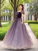 Vestido de Noche Estilo Francés 2026 Nuevo Nicho Morado Vestido para Anfitriona Estudiante Cumpleaños Ceremonia de Adultos para Personas Pequeñas