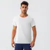 Camiseta Esportiva Masculina de Verão com Gola Redonda Solta, Absorvente de Suor, Secagem Rápida, Respirável, para Fitness, Manga Curta, Top para Corrida ao Ar Livre 31226