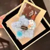 Botão de Estrela Outono e Inverno Coelho Miffy Grampo Doce Grampo Lateral de Pelúcia para Franja Feminina Presilha BB Acessórios de Cabelo Fofos
