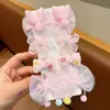 Grampo de Cabelo Flor Laço Fofo Estilo Coreano Acessório de Cabelo para Meninas Pequenas, Presilha para Franja, Grampo de Cabelo para Crianças, Não Danifica o Cabelo, Acessório de Cabelo para Meninas