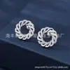 Novos Brincos Torcidos Simples de Luxo Leve em Prata Esterlina S925 da Silver Star River, Modernos e Versáteis, com um Design Único para Mulheres