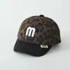 Gorra de Béisbol Infantil Estilo Nuevo, Estilo Coreano, Elegante Estampado de Leopardo, Gorra de Pato Unisex para Niños y Niñas, Protector Solar para Primavera y Otoño, Sombrero de Bebé a Prueba de Viento