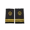 Suministro Directo de Fábrica de Insignias de Hombro Ferroviarias con Una Barra, Dos Barras o Tres Barras, Parches Tejidos para Uniformes, Insignias de Hombro de Tela Dura, Parches de Hombro Suaves y Hechos a Medida Según Su Diseño