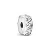 Pangadora Plata Esterlina S925 Original Pulsera Hueso de Serpiente Clip Fijador de Cuentas Pulsera de Cuentas Sueltas Hebilla de Posicionamiento Amuleto de Cuentas
