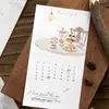 Papel Material Crepúsculo Fragmento Fino Serie Diaria Ligero Retro Artístico Fondo Decorativo para Diario 60 Hojas Incluidas 6 Diseños