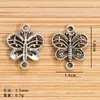 Colgante Cruz Aleación Plata Antigua Mariposa Flores Flores de Lirio del Valle Cuentas Espaciadoras Accesorios para Joyería DIY Abalorios Hechos a Mano