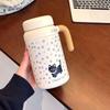 Termo portátil de alto valor para niñas, nuevo, de acero inoxidable 316, de gran capacidad, con popote, taza para estudiantes, oficina