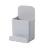 Soporte de Teléfono Multifuncional para Pared sin Clavos Estante de Almacenamiento Bolsa de Basura Control Remoto Artículos Varios Cocina Baño Estudio Caja de Almacenamiento