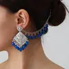 Venta Directa de Fábrica Transfronterizos Ecológicos Pendientes de Estilo Étnico Bohemio Europeo y Americano con Cadenas para Orejas y Colgantes, Modernos Accesorios para Orejas de Estilo Étnico Exótico