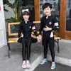Traje de baño para niños Niñas Manga Larga Niños Traje Dividido
