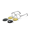 Óculos de Sol Magnéticos para Cantores Conjunto de Óculos Óculos de Sol da Moda para Homens Novos Óculos de Sol de Uso Duplo para Miopia para Mulheres Óculos Transfronteiriços
