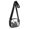 Bolso bandolera nuevo de PVC transparente, un bolso de hombro moderno y versátil para mujer, ligero e impermeable, con una correa desmontable para llevar tu teléfono