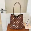 Bolso cruzado de gran capacidad de alta moda, casual y relajado estilo coreano, nuevo bolso de hombro con estampado de lunares otoño 2026
