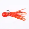 Venta al por mayor del fabricante Cebo de calamar plomado con doble anzuelo 21G/11Cm Pesca en el mar Pesca desde embarcación Cebo artificial simulado Cebo blando para aguas profundas