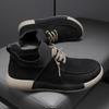 Primavera 2025 Nuevos Zapatos de Cuero Suave Business Casual Slip-on Cómodos Punta Redonda Moda Combinable Suela Blanda Zapatos de Cuero Zapatos de Hombre