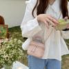 Nova Mini Bolsa de Mão 2026 Primavera/Verão com Padrão Acolchoado, Bolsa de Corrente Estilo Chanel, Bolsa Versátil para Ombro Transversal Porta Batom