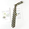 Corbata de Nudo JK para Mujer, Pajarita a Cuadros Marrón y Amarillo Estilo Japonés, Decoración para Camisa Casual, Pajarita sin Corbata, Estilo Universitario, Hecha a Mano para Hombre