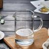 Taza Medidora de Vidrio con Escala Taza Horno de Microondas Taza para el Hogar Cocina Horneado Medición Taza para Agua con Tapa Taza Engrosada Resistente al Calor