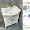 Material: Lavabo Cerámico Grande para Baño, Gabinete de Baño de Fibra de Carbono, Lavabo de 60cm, Qilede Zhu