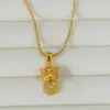 Colar Pixiu Atrai-Riqueza Estilo Igual da Loja de Joias Banhadas a Ouro, Design de Nicho, Joias de Ouro de Imitação, Corrente para Clavícula Estilo Chinês