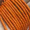 Espaciador Cilíndrico de 4x4 mm para Ropa, Tubo de Vidrio, 103 Piezas/Tira, Siete Colores Disponibles