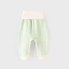 Calça PP Grande para Bebê Primavera Outono Inverno Forrada com Fleece Engrossada Calça para Bebê com Bumbum Grande Quente Cintura Alta Proteção da Barriga Calça Longa para Bebê