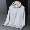 Ropa Delgada de Protección Solar para Pareja al Aire Libre Verano 2025 Secado Rápido Ropa para la Piel Moda con Capucha Transpirable Ropa de Protección Solar Abrigo Jane