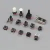 Interruptor Tátil SMD 6X6 Cabeça Redonda Cabeça Quadrada Suporte de Pressão Lateral Interruptor de Botão 4.5X4.5 Micro Botão Eletrônico