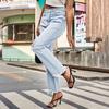 Verano 2024 Exportación Transfronteriza Amazon Nuevo Denim Elegante Pantalones Rotos Wish Popular Pantalones Casuales de Mujer