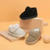 Botas de nieve para bebé zapatos de algodón para bebé botas cortas forradas de felpa para niña zapatos cálidos para niño pequeño zapatos de invierno para niño