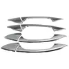Un Juego de 8 Cubiertas Plateadas Cromadas para Manijas de Puerta Adecuadas para Manijas de Puerta de Coche Mercedes-Benz W204 Glk