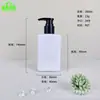 Frasco Quadrado Plano para Limpeza Facial 200ml Frasco com Tampa Flip-Top para Loção Frasco com Bomba para Álcool em Gel Frasco Vazio para Reembalagem
