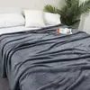 Manta de flanela dupla face para quatro estações, manta de lazer de uso duplo, lençol de cama de veludo de leite premium, colcha multifuncional para ar condicionado