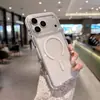 Nuevo Apple Nuevo Color iPhone 17/18 PROMAX Funda Magnética Alta Transparencia Marco de Cámara Funda Protectora para Teléfono a Prueba de Caídas